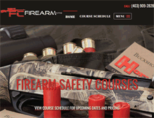 Tablet Screenshot of firearmcentre.ca